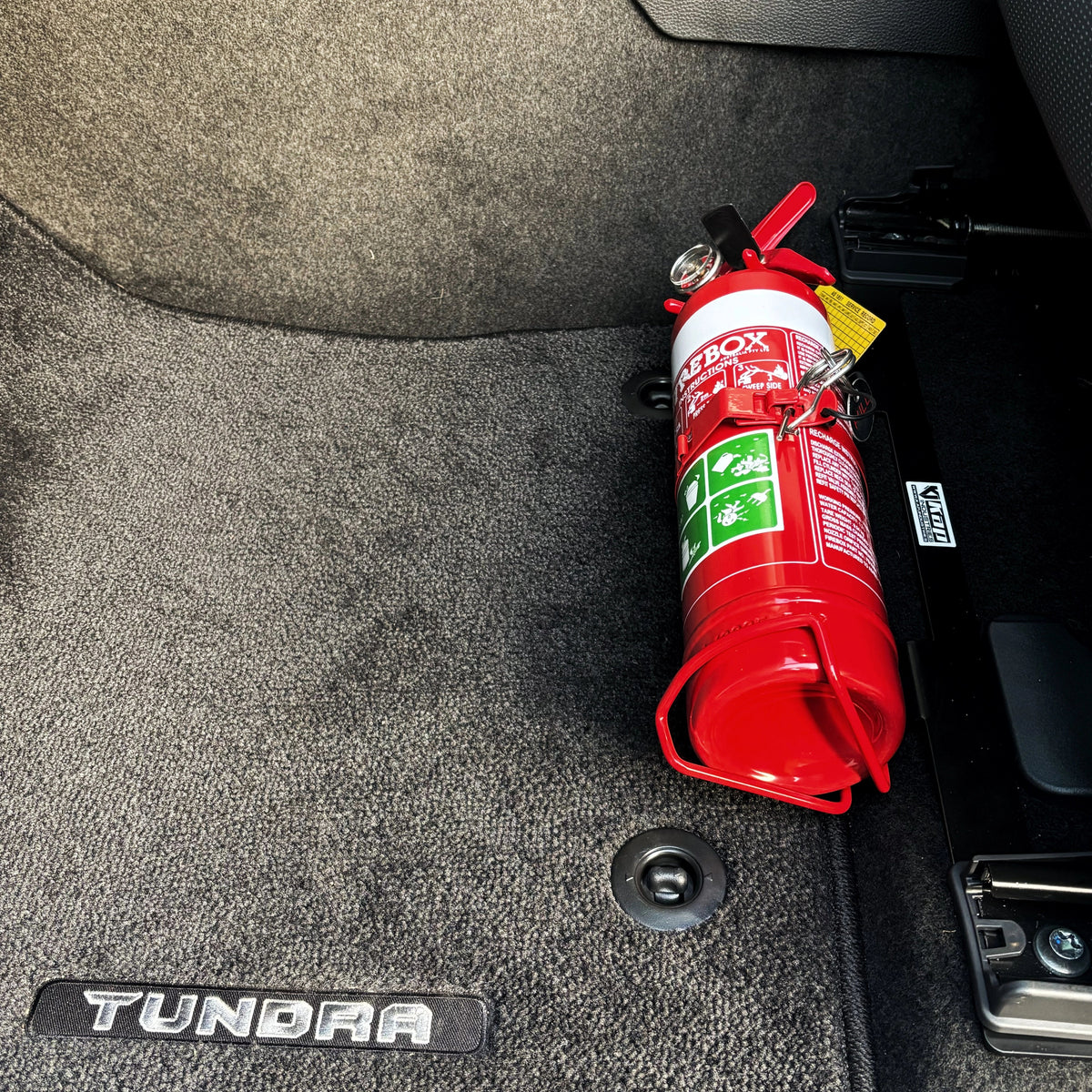 Toyota Tundra 2021+ Fire Extinguisher Bracket - Adrenaline 4X4