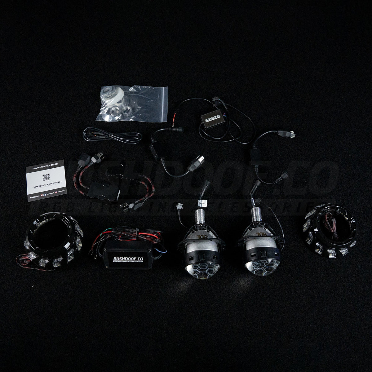 Bi-LED 'Turbine' Headlight Retrofit DIY Kit