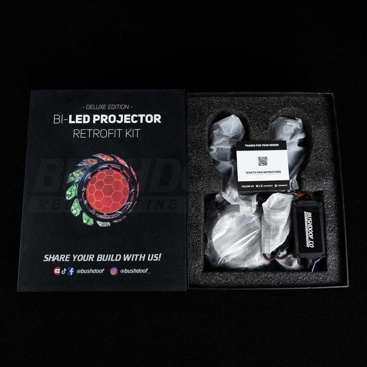 Bi-LED 'Turbine' Headlight Retrofit DIY Kit