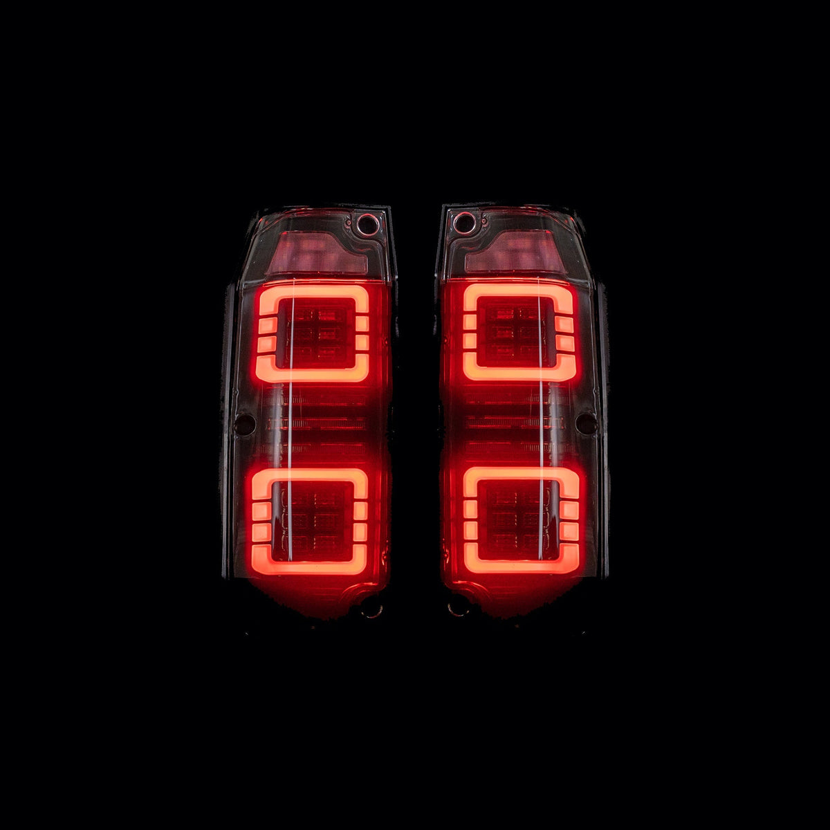 Blacked Out LED Tail Lights for Toyota 76 Series