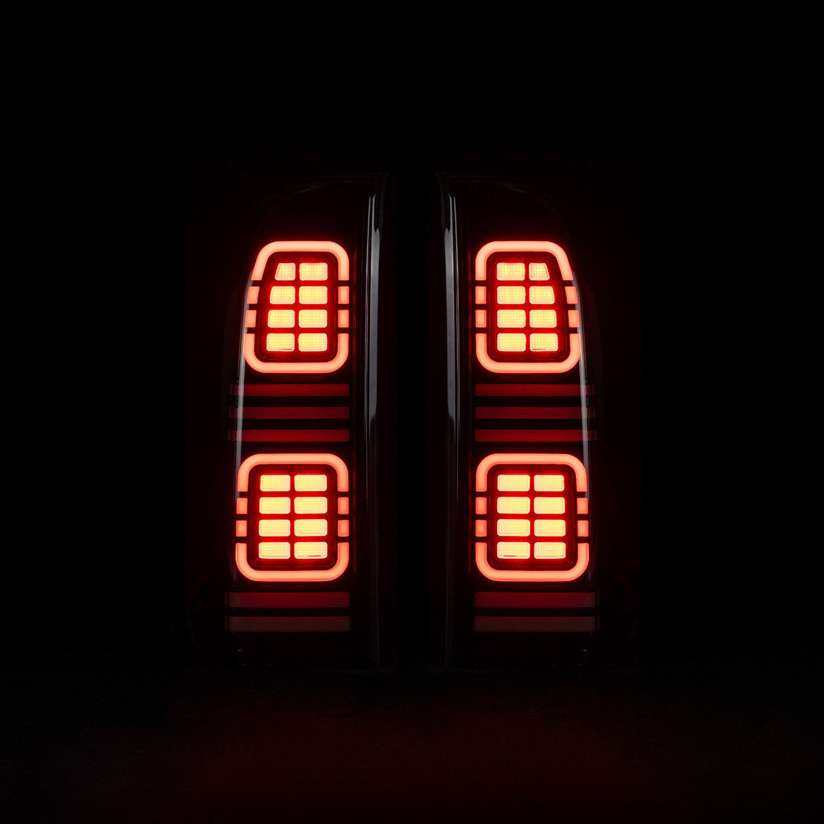 Blacked Out LED Tail Lights for Nissan GU S4 Patrol Y61