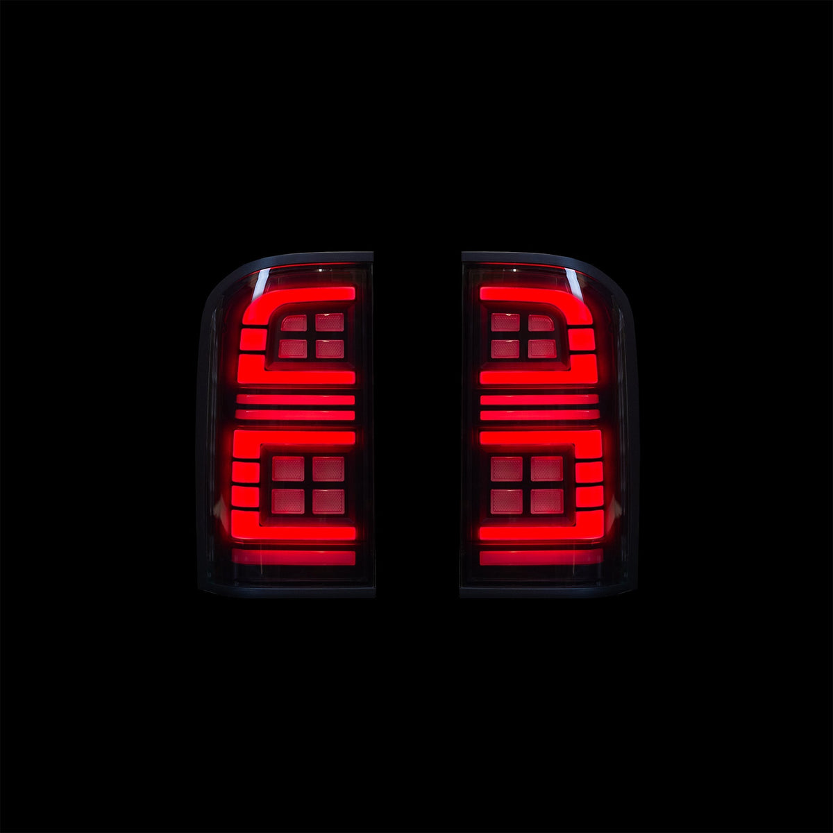 Blacked Out LED Tail Lights for Nissan GU S1-3 Patrol Y61