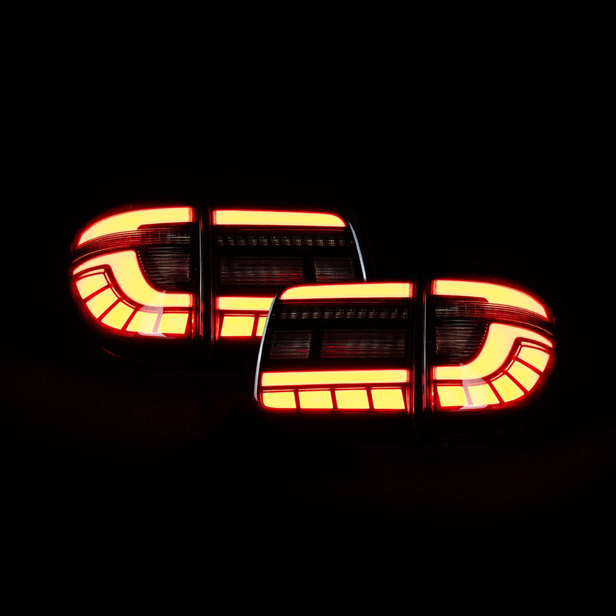 Blacked Out LED Tail Lights for Nissan Patrol Y62