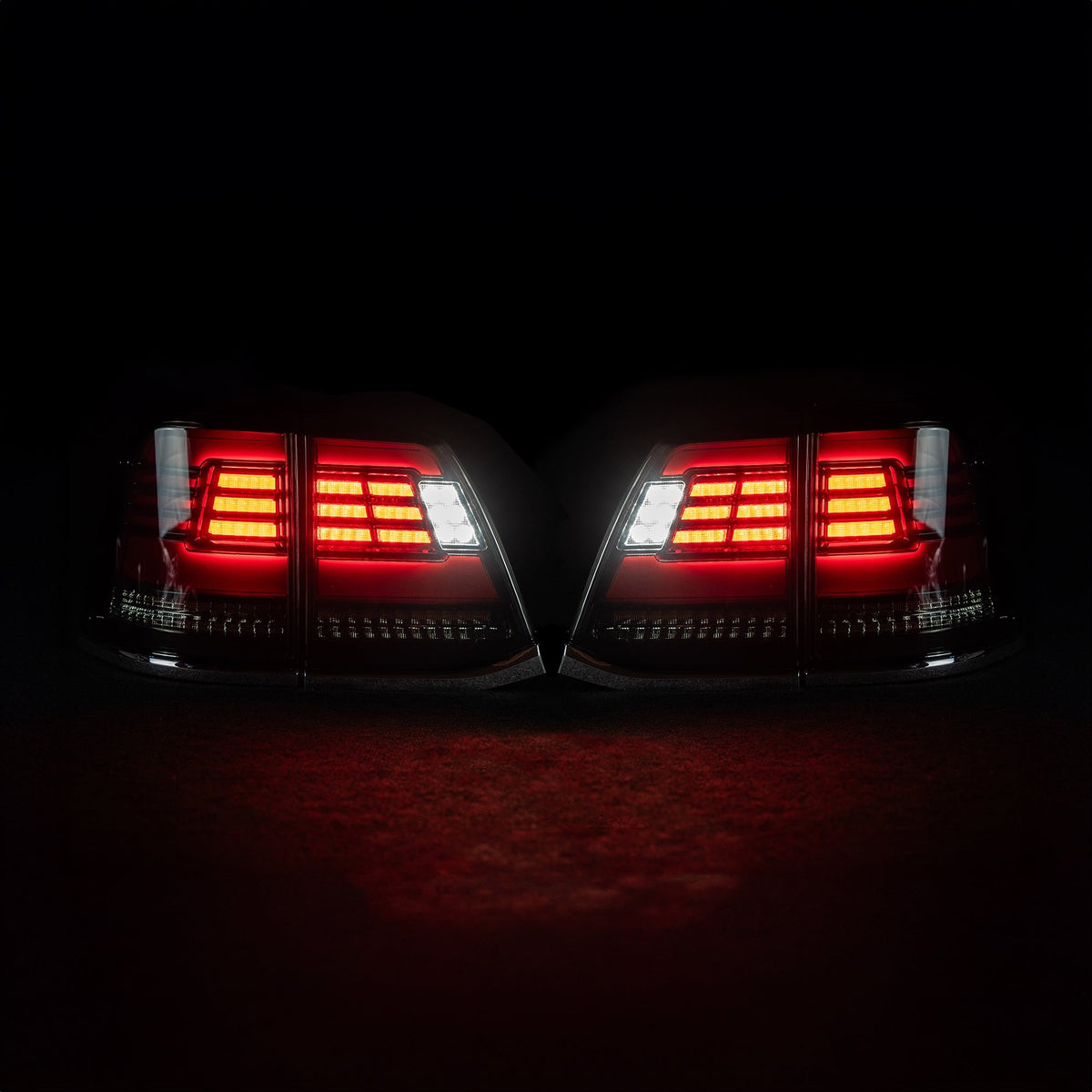 Blacked Out Toyota 200 Series Tail Lights 2008-2015