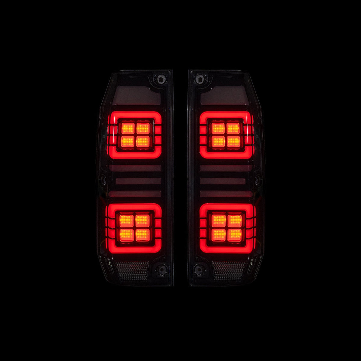 Blacked Out LED Tail Lights for Toyota 78 Series