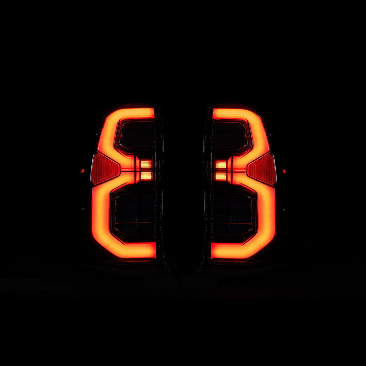 Blacked Out LED Tail Lights for Toyota N80 Hilux (GR Style)
