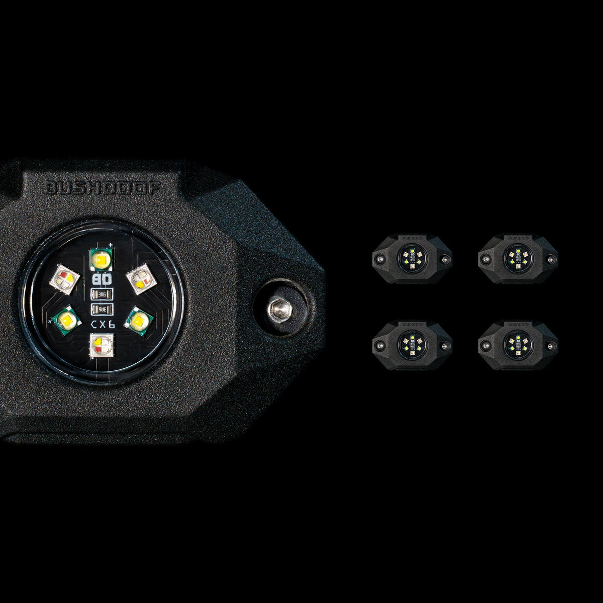 CX6™ RGBW Rock Lights - 4 Pack