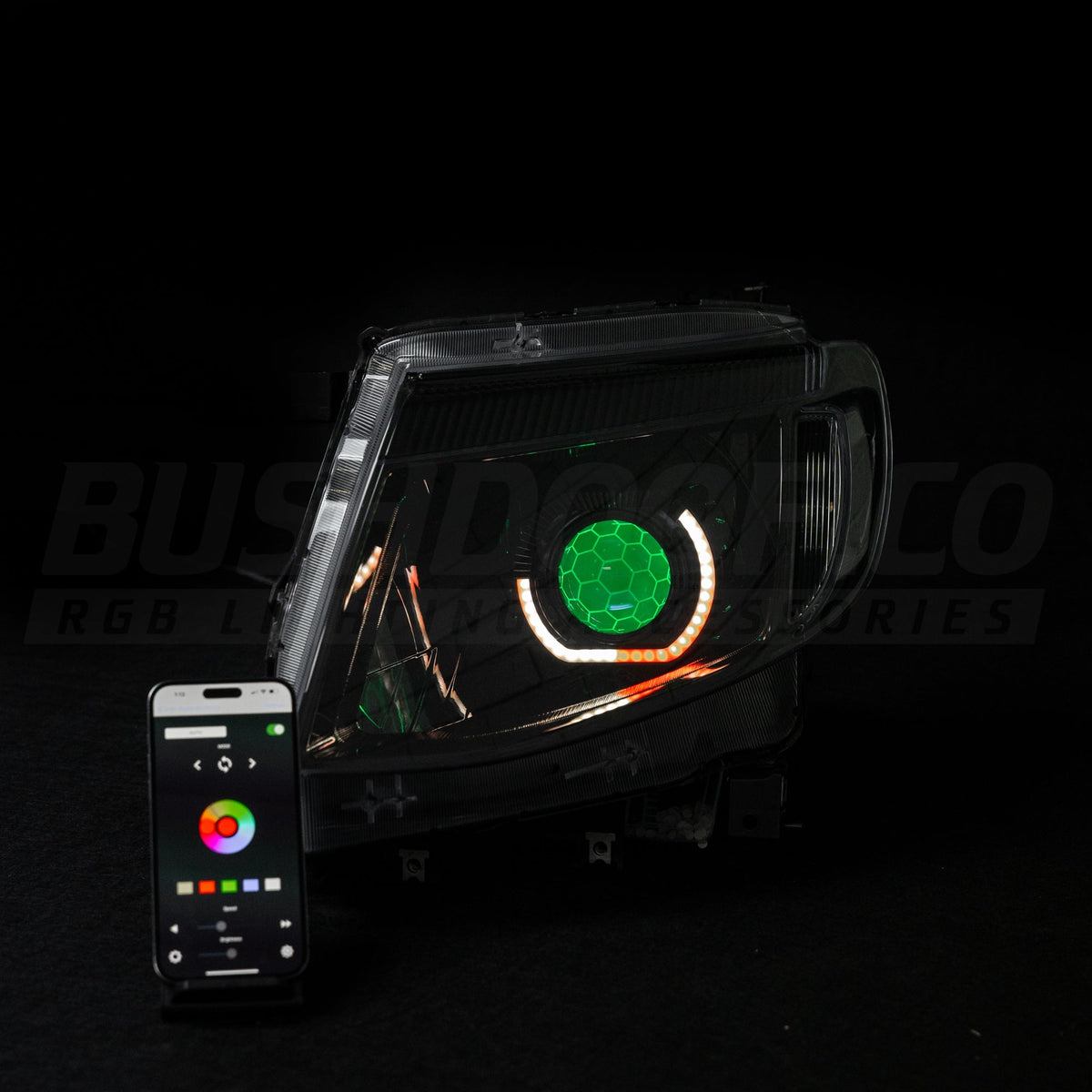 Ford Ranger PX1 LED 'Angry Eye' Headlights