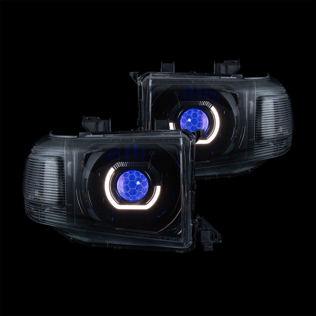 LED 'Angry Eye' Headlights to suit 2007-2023 Toyota 70 Series