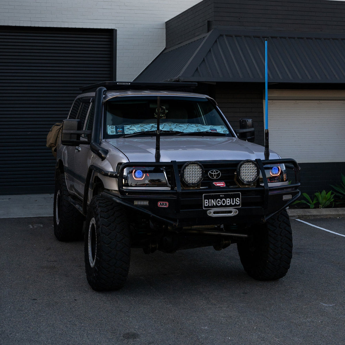 LED 'Angry Eye' Headlights to suit Toyota 100/105 Series