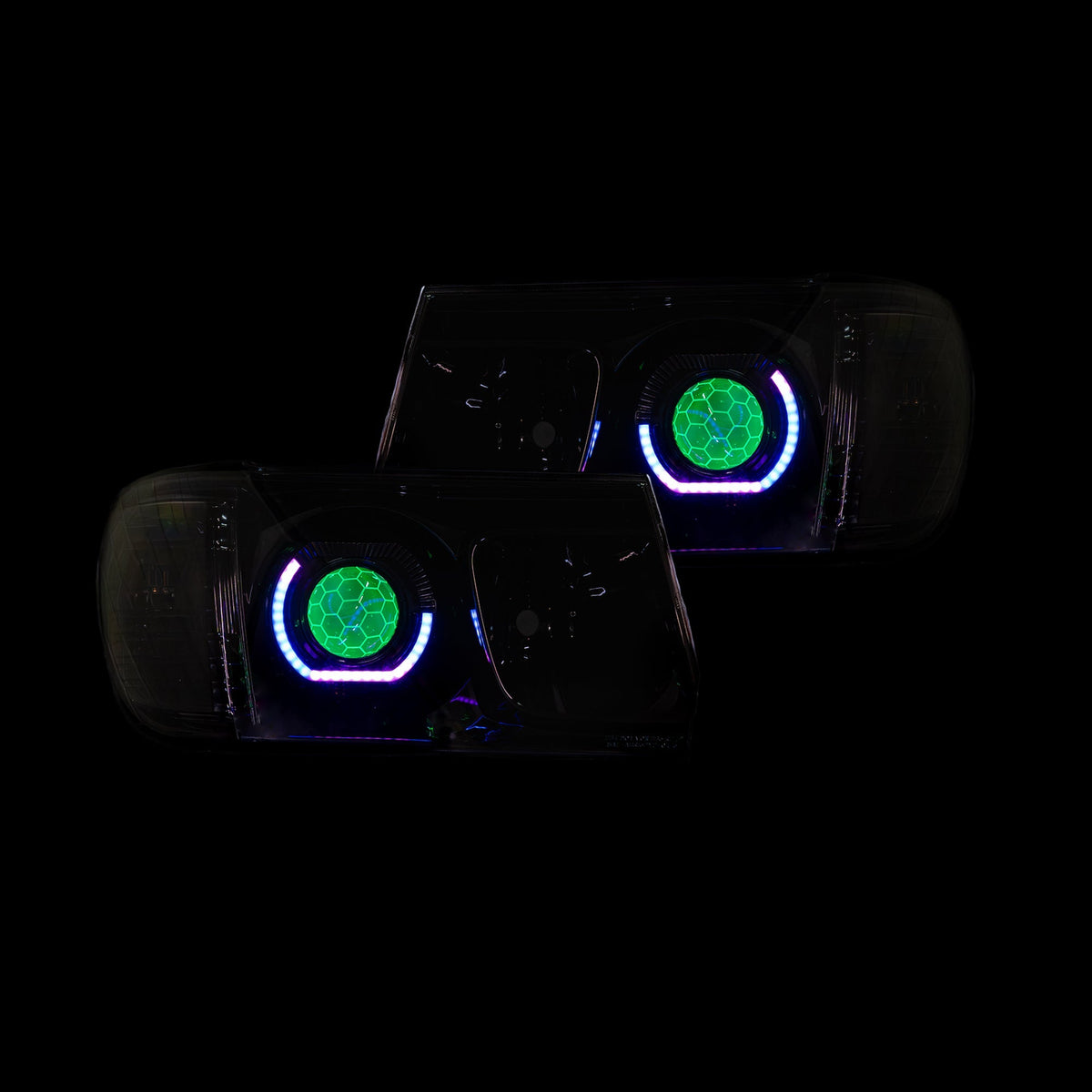 LED 'Angry Eye' Headlights to suit Toyota 100/105 Series