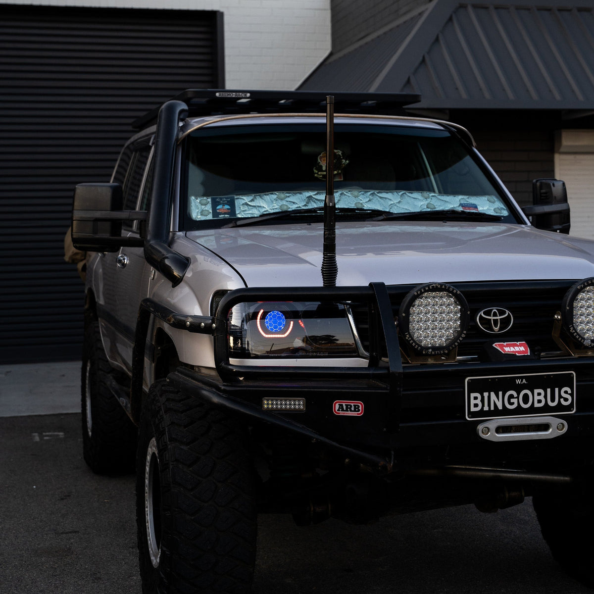 LED 'Angry Eye' Headlights to suit Toyota 100/105 Series