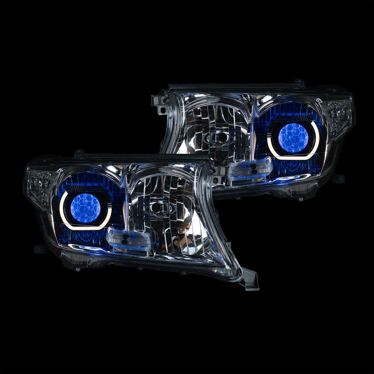 LED 'Angry Eye' Headlights to suit Toyota 200 Series