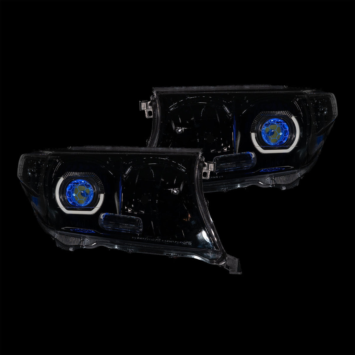 LED 'Angry Eye' Headlights to suit Toyota 200 Series