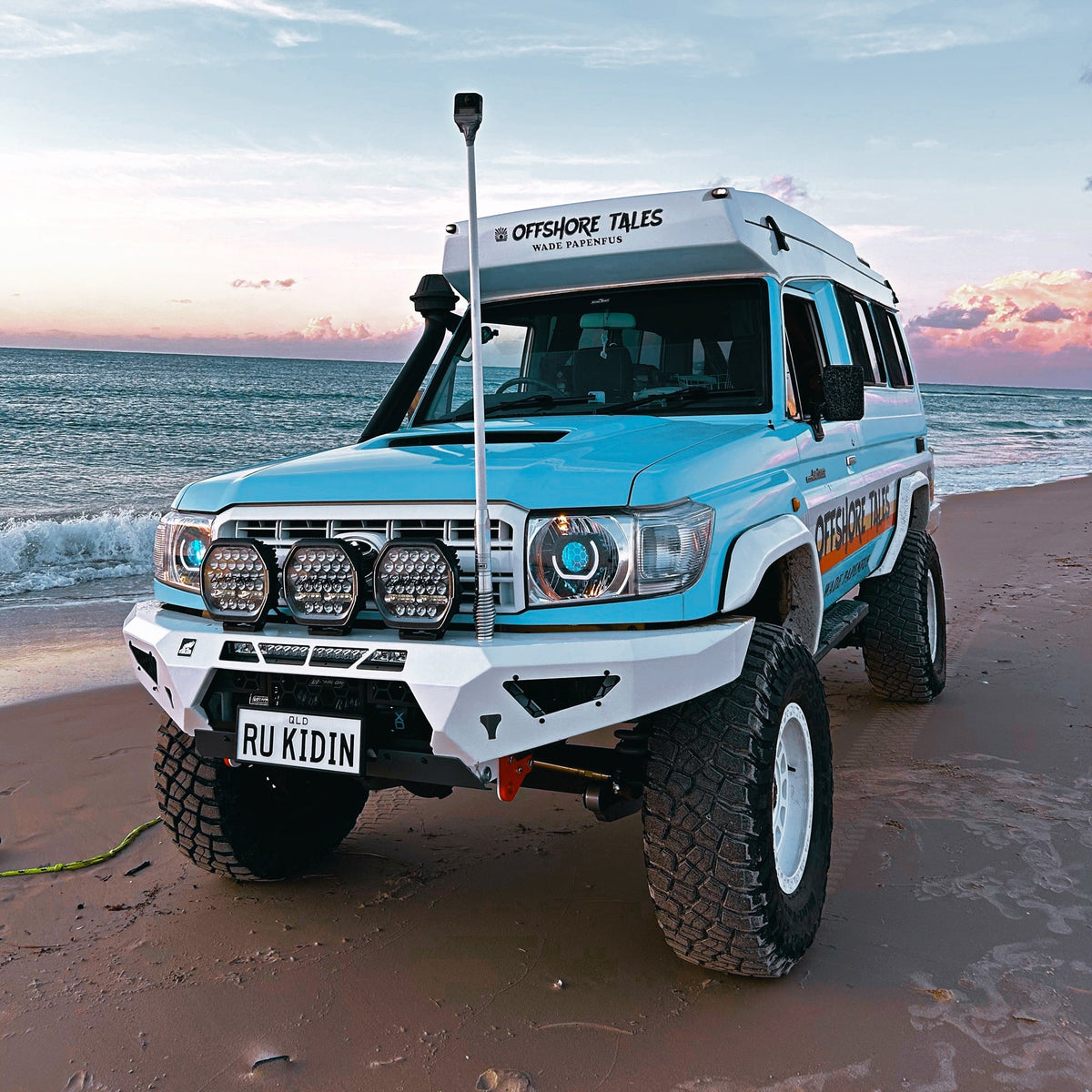 LED 'Angry Eye' Headlights to suit 2007-2023 Toyota 70 Series
