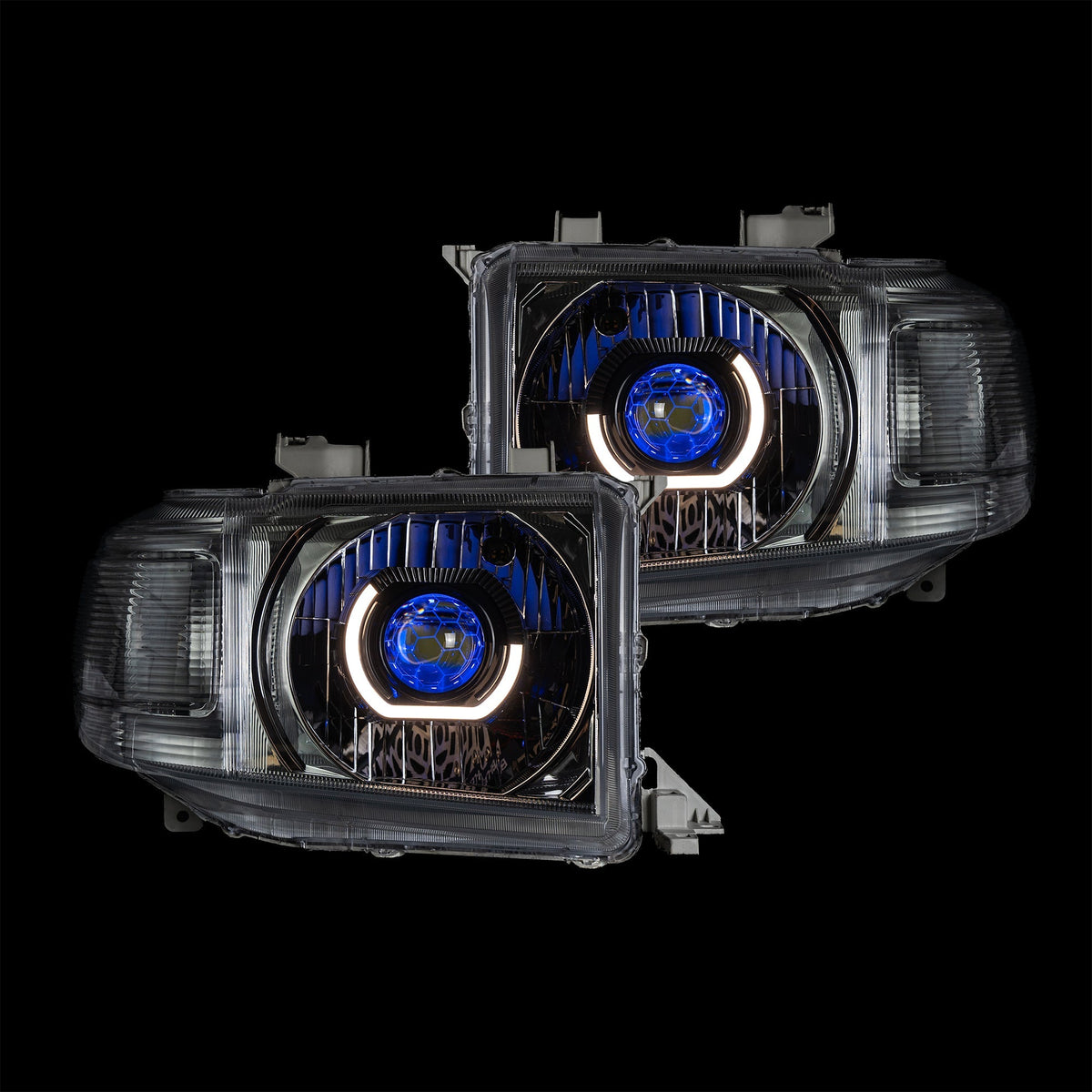 LED 'Angry Eye' Headlights to suit 2007-2023 Toyota 70 Series