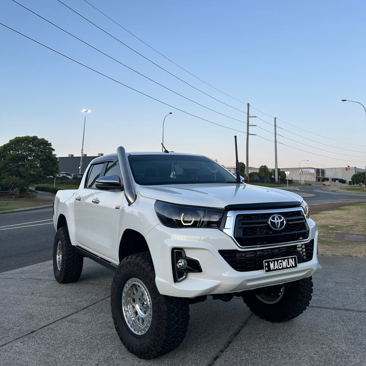 LED 'Angry Eye' Headlights to suit Toyota Hilux N80