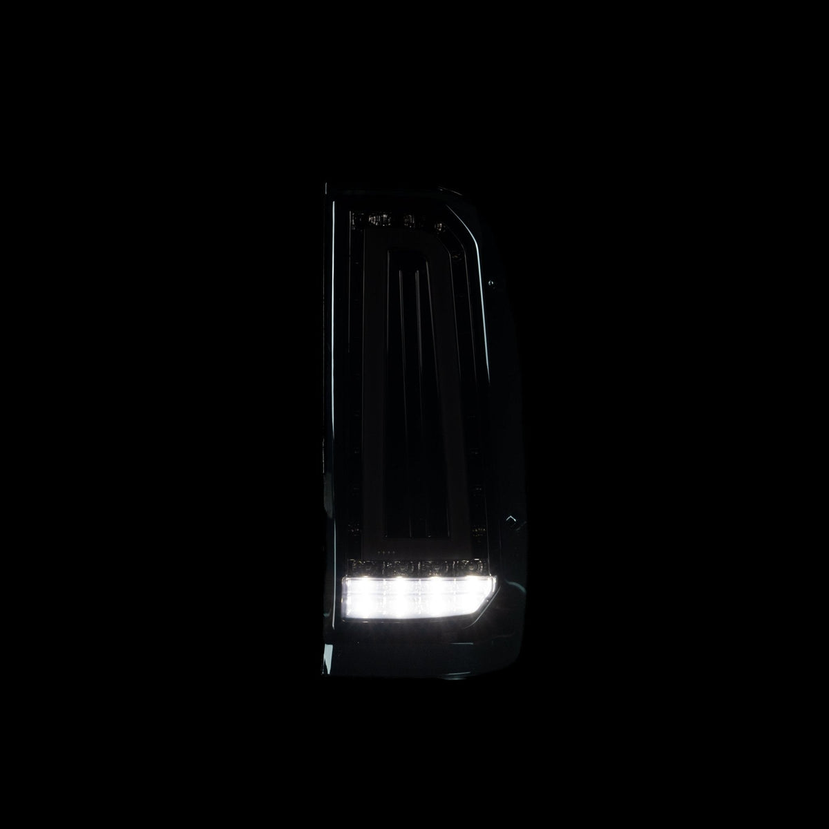 Blacked Out 'Halo' LED Tail Lights for N70 Hilux