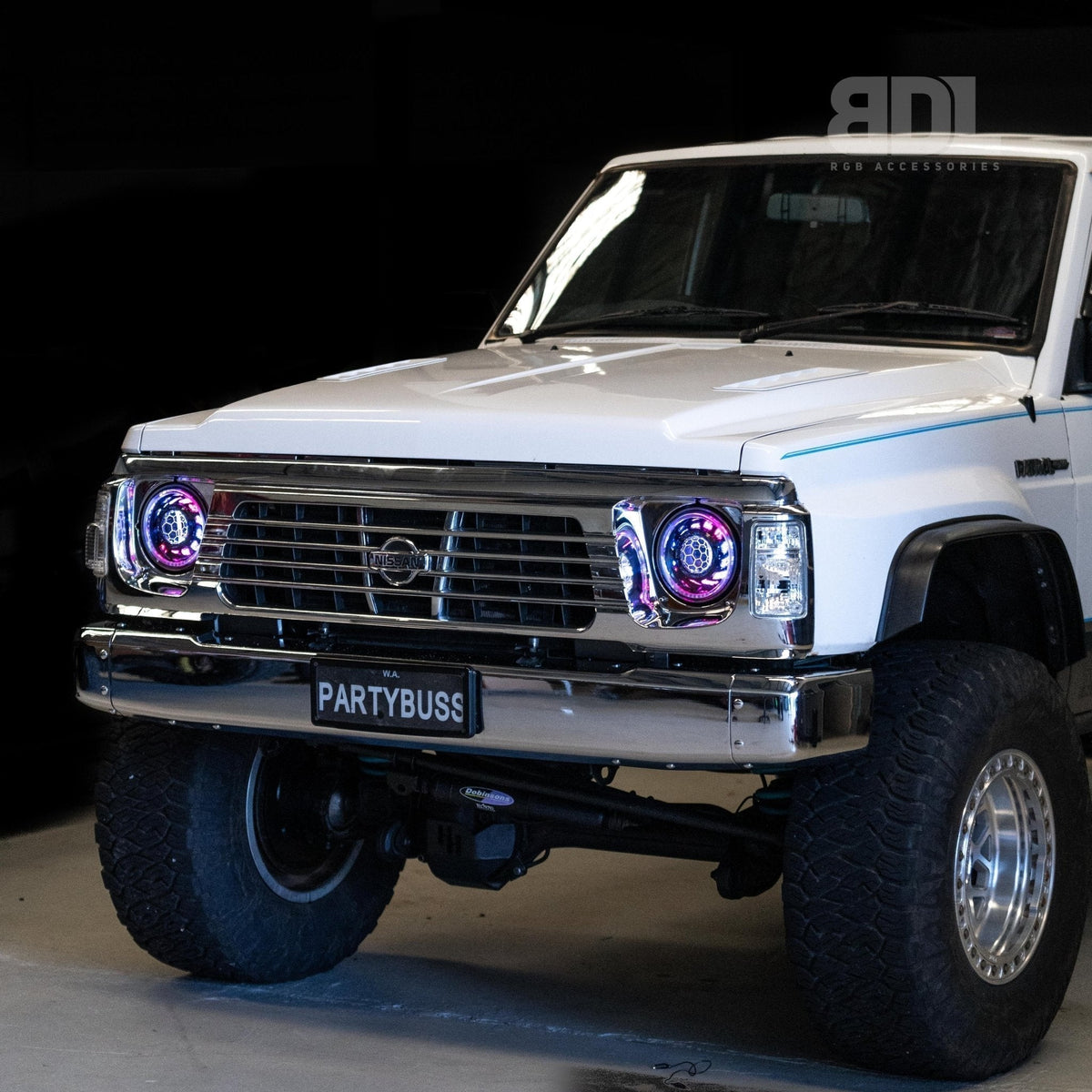 Nissan GQ Patrol 'Turbine' Headlights