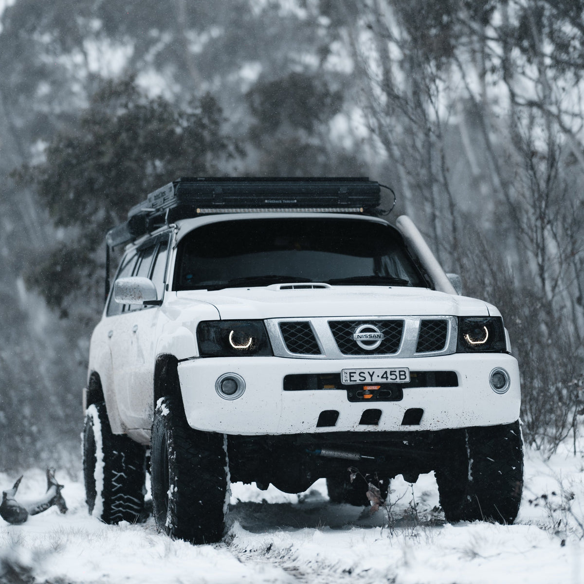 Nissan Patrol Y61 S4 LED 'Angry Eye' Headlights