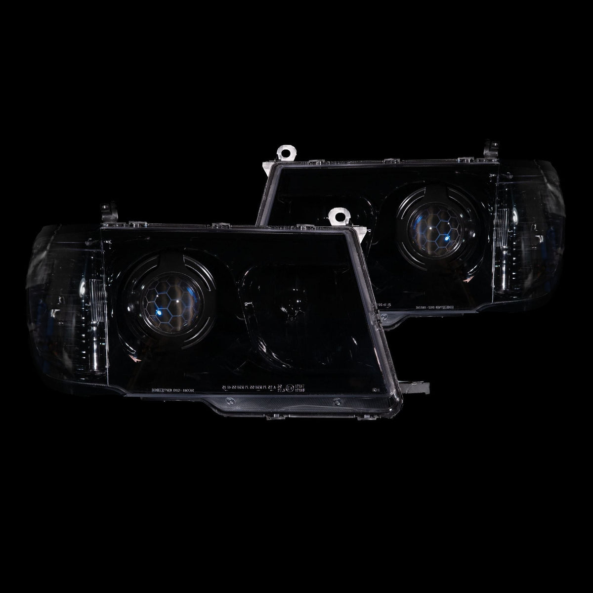 OEM+ Black Headlights to suit Toyota 100/105 Series