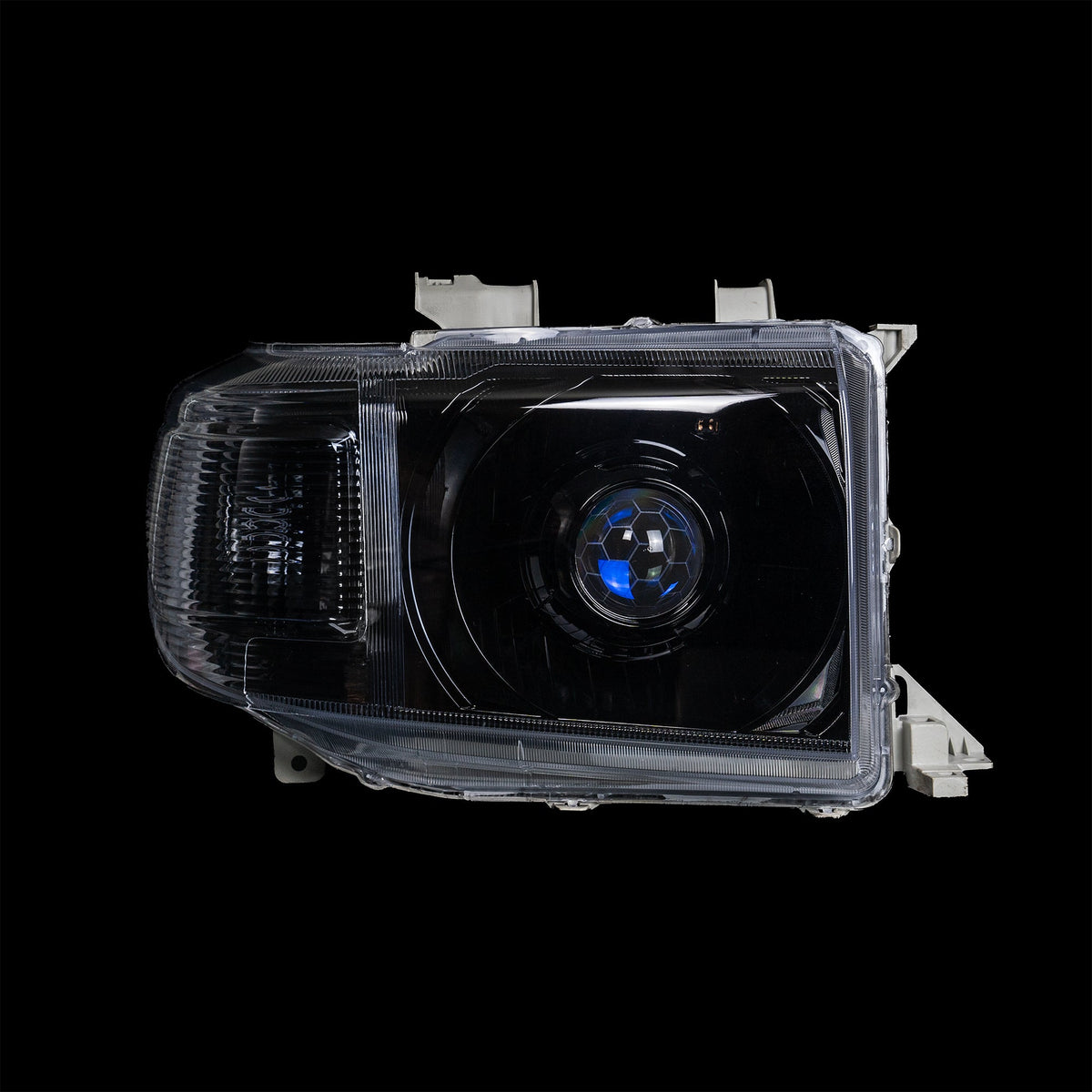 OEM+ Black Headlights to suit Toyota 70 Series