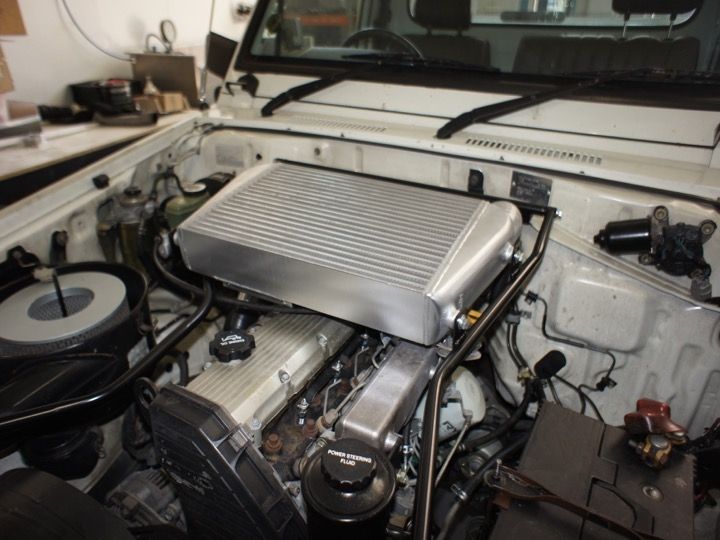HPD Toyota Landcruiser 70 Series 1HZ Intercooler Series 2 Top Mount