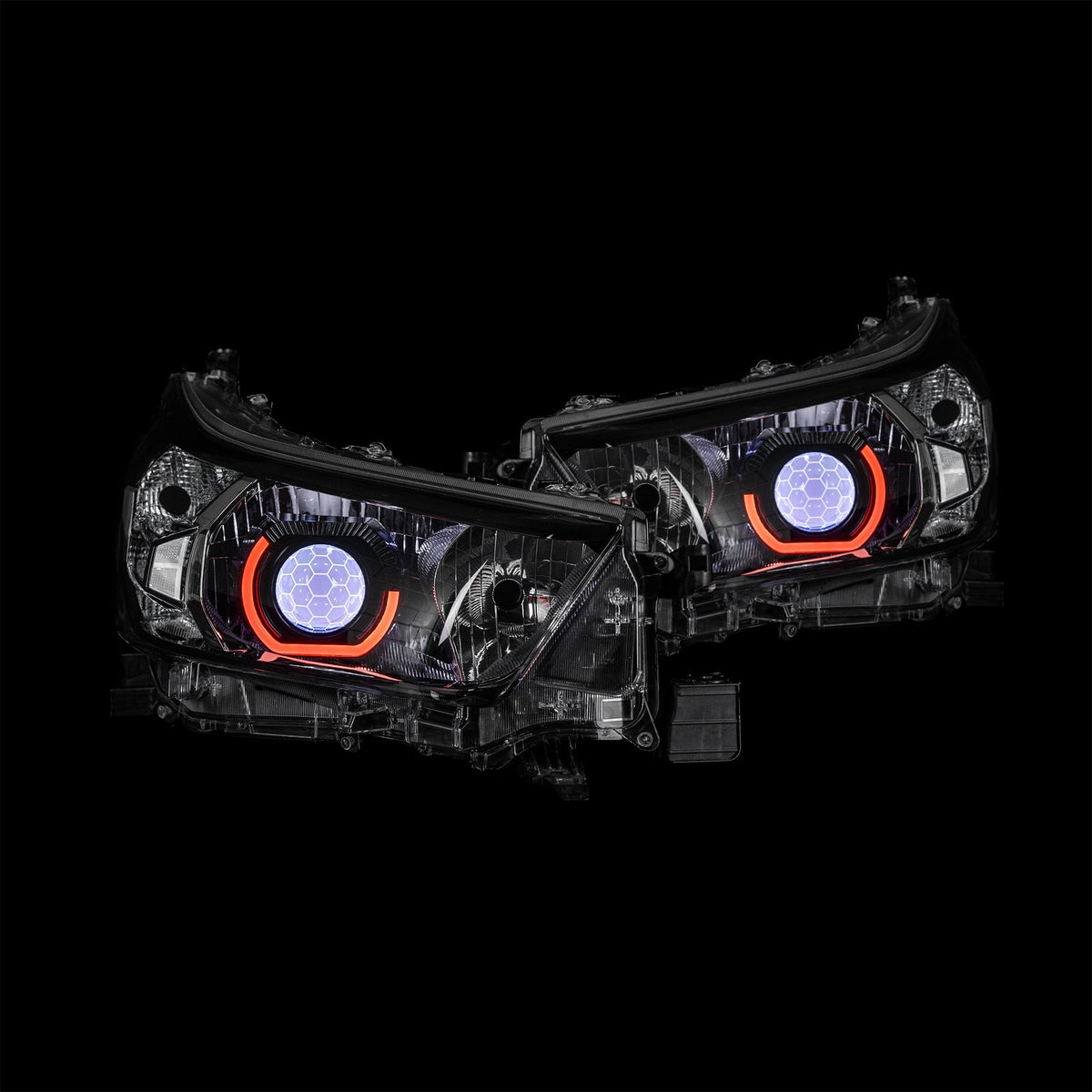 LED 'Angry Eye' Headlights to suit Toyota Hilux N80
