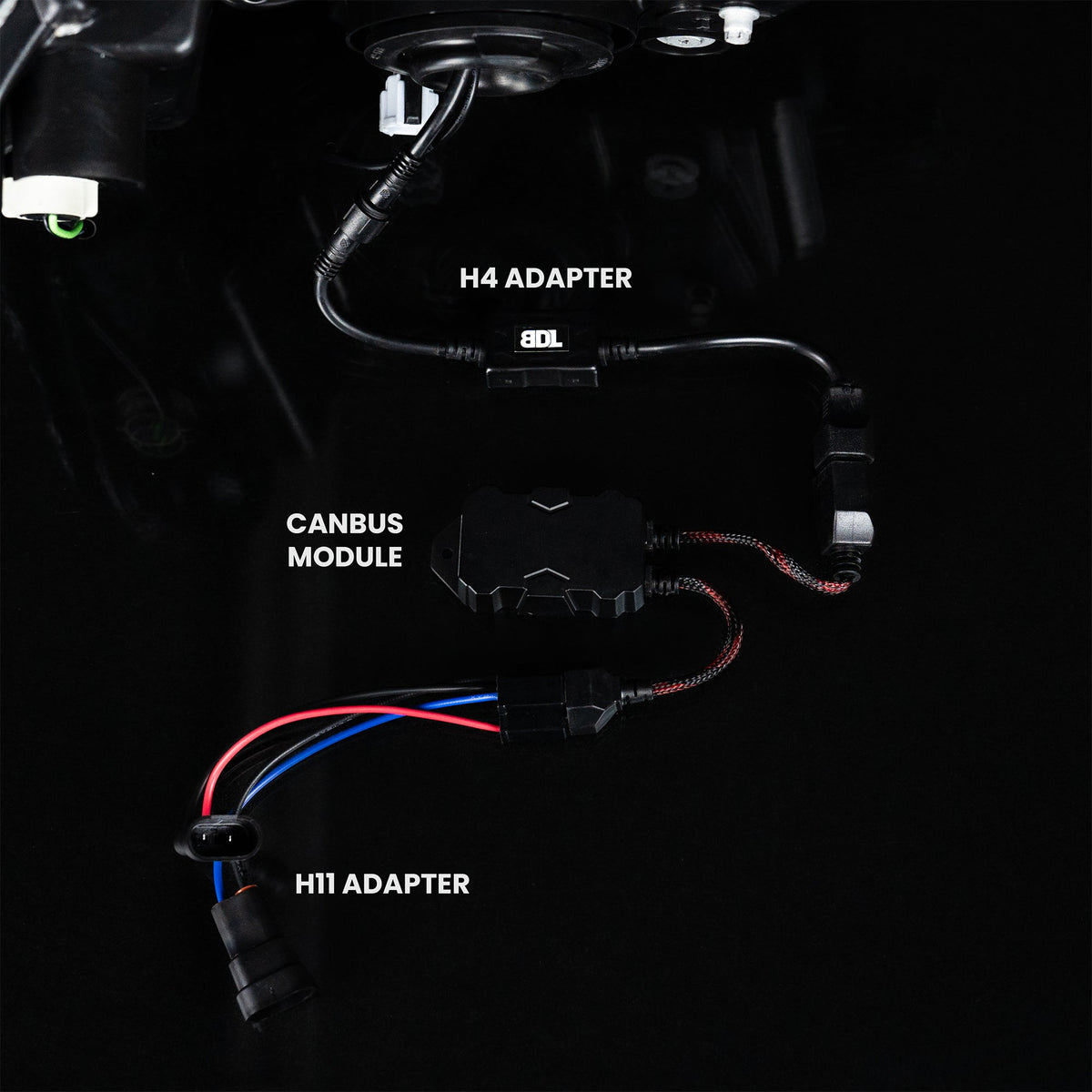 OEM+ Black Headlights to suit Toyota 100/105 Series
