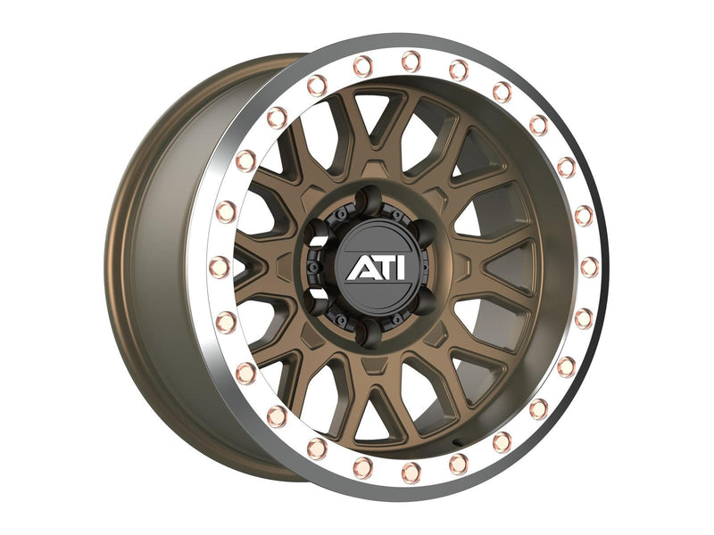 AT-01 17X8.5 HYBRID BEADLOCK WHEEL - BRONZE (6X139.7) - Adrenaline 4X4