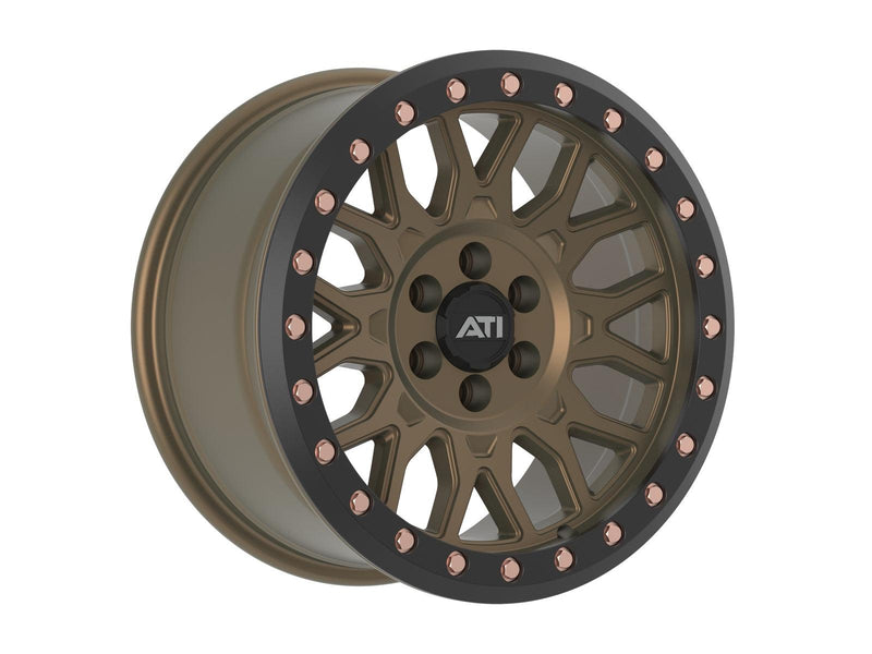 AT-01 17X8.5 HYBRID BEADLOCK WHEEL - BRONZE (6X139.7) - Adrenaline 4X4