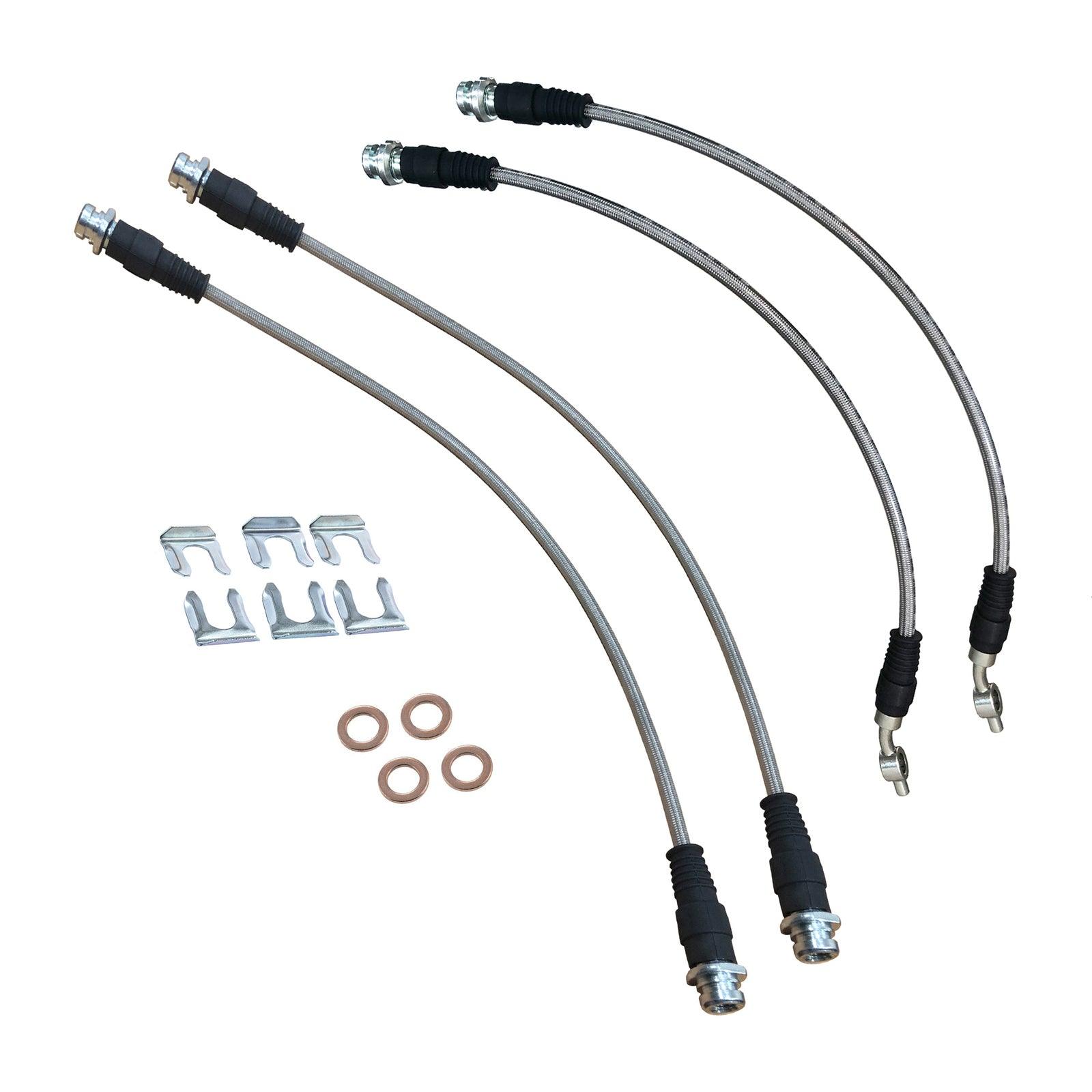 ATI EXTENDED BRAIDED BRAKE LINE KIT - NISSAN NAVARA D40 - Adrenaline 4X4