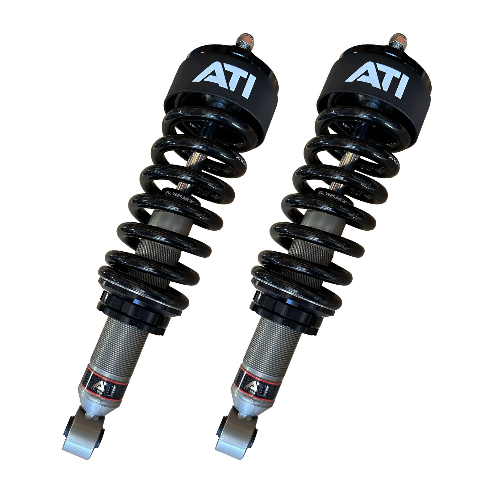 ATI 2.0 TRAIL SERIES 2-4" ADJUSTABLE FRONT STRUTS - NISSAN NAVARA D40 D23 NP300 PATHFINDER R51 2005-CURRENT - Adrenaline 4X4