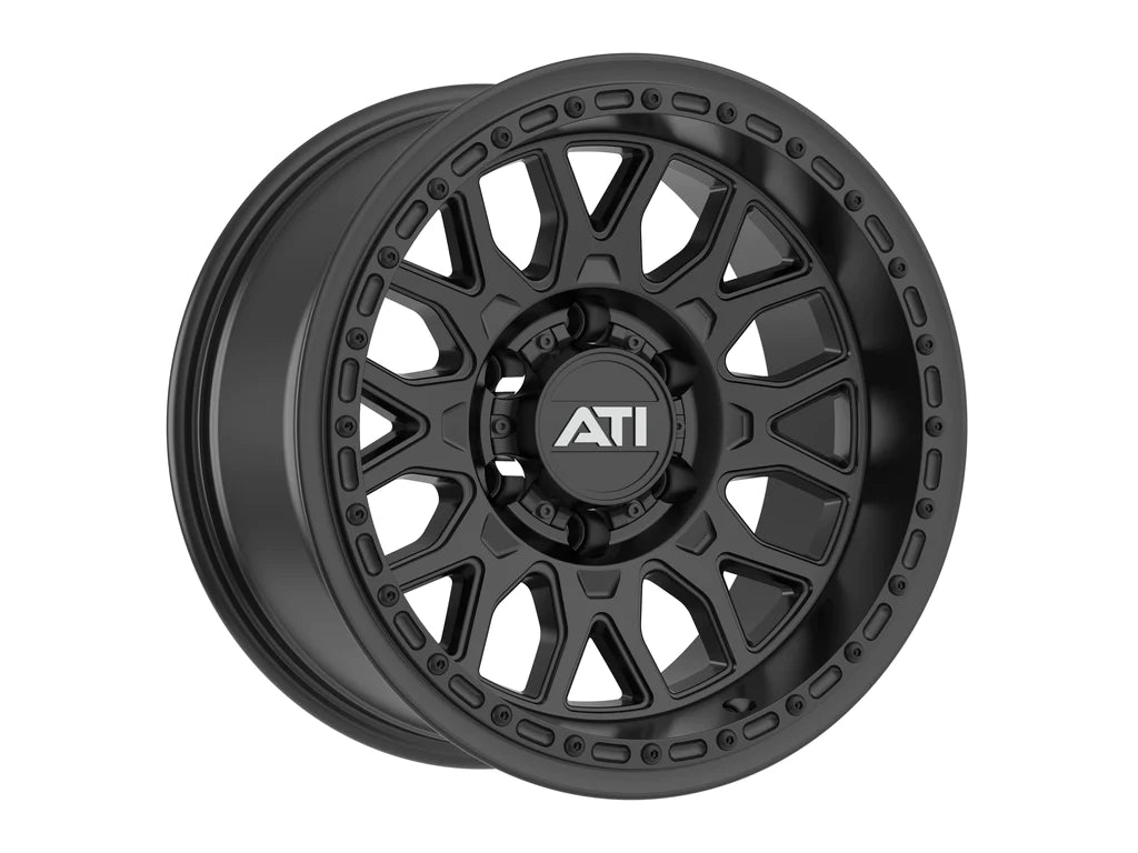 AT-01 17X8.5 HYBRID BEADLOCK WHEEL - BLACK (6X139.7) - Adrenaline 4X4
