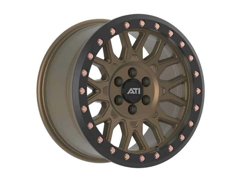 AT-01 17X8.5 HYBRID BEADLOCK WHEEL - BRONZE (6X139.7) - Adrenaline 4X4