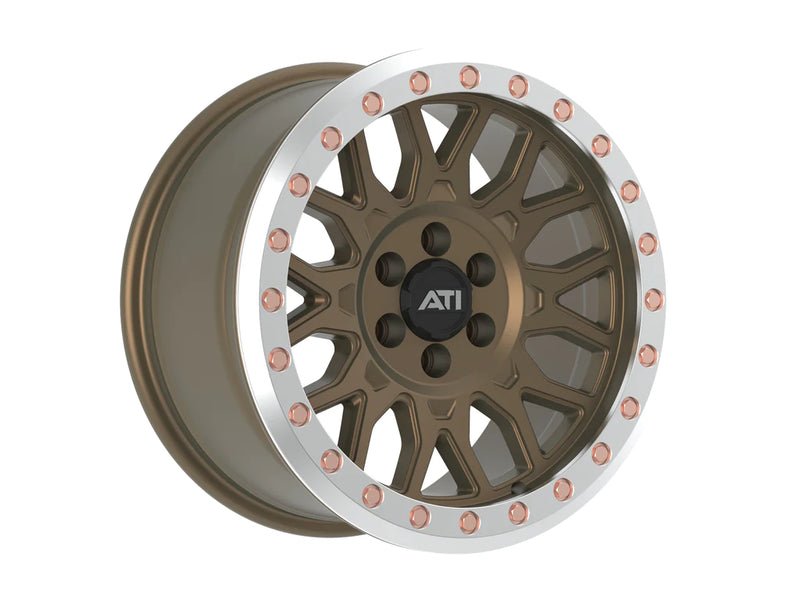 AT-01 17X8.5 HYBRID BEADLOCK WHEEL - BRONZE (6X139.7) - Adrenaline 4X4