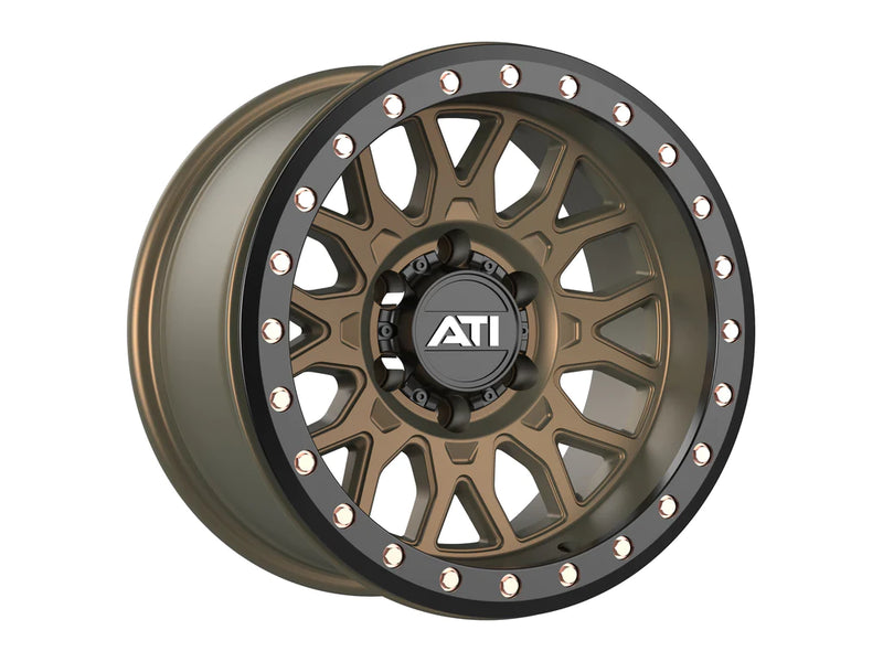 AT-01 17X8.5 HYBRID BEADLOCK WHEEL - BRONZE (6X139.7) - Adrenaline 4X4