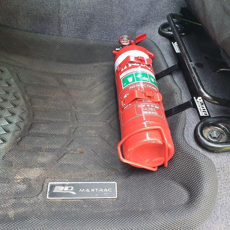 TOYOTA LANDCRUISER 79 SINGLE CAB (2017+) FIRE EXTINGUISHER BRACKET - Adrenaline 4X4