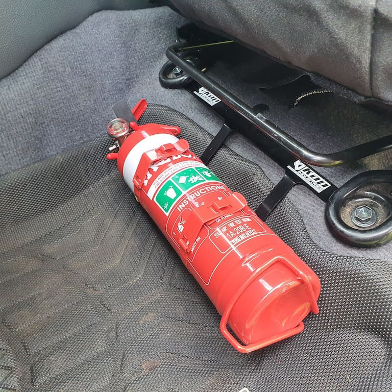 TOYOTA LANDCRUISER 79 SINGLE CAB (2017+) FIRE EXTINGUISHER BRACKET - Adrenaline 4X4