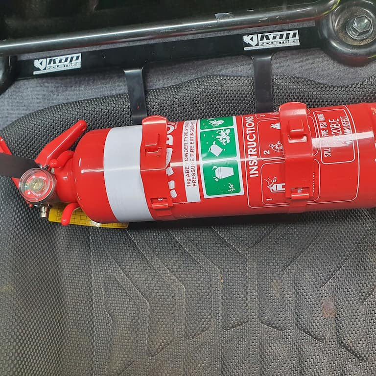 TOYOTA LANDCRUISER 79 SINGLE CAB (2017+) FIRE EXTINGUISHER BRACKET - Adrenaline 4X4