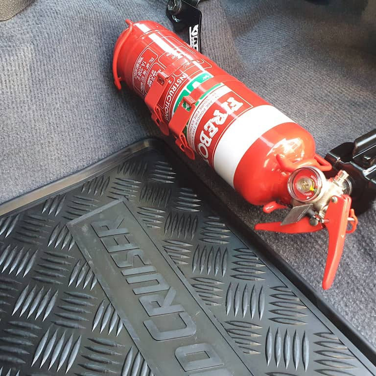 TOYOTA LANDCRUISER 79 DUAL CAB (2017+) FIRE EXTINGUISHER BRACKET - Adrenaline 4X4