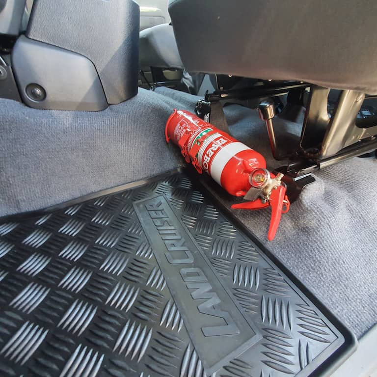 TOYOTA LANDCRUISER 79 DUAL CAB (2017+) FIRE EXTINGUISHER BRACKET - Adrenaline 4X4