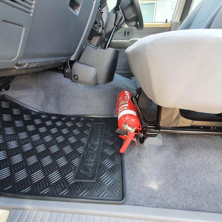 TOYOTA LANDCRUISER 79 DUAL CAB (2017+) FIRE EXTINGUISHER BRACKET - Adrenaline 4X4