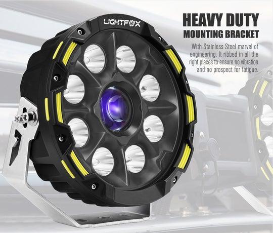 Pair 9inch Osram Laser LED Driving Lights - Adrenaline 4X4